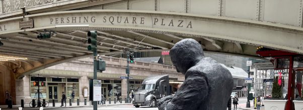 Pershing Square Plaza Welcomes New Life-Sized Sculptures