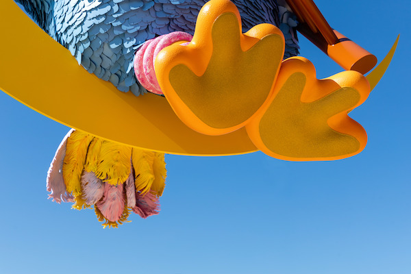 big bird statue met museum UES