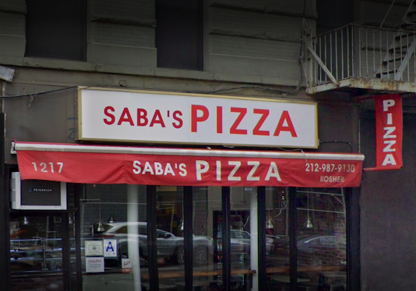 Saba's Pizza 1217 Lexington Avenue