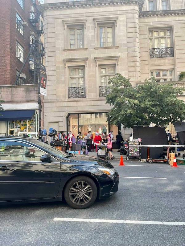 Santas on Madison Ave