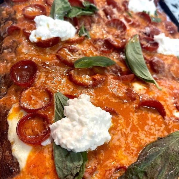 Zazzy's Pizza Vodka Pie