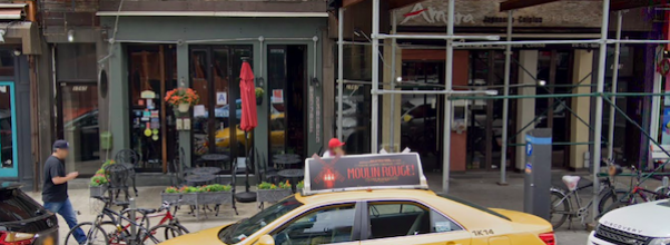Taxi Crashes into 2nd Avenue Restaurant