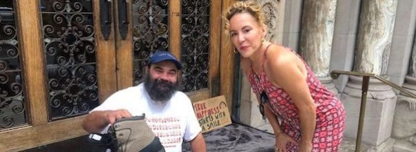 Homeless Helper: A Hero Delivers Goods to Those In Need