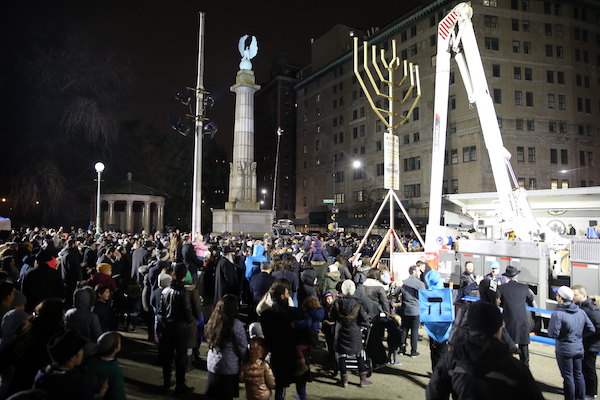 grand army plaza menorah