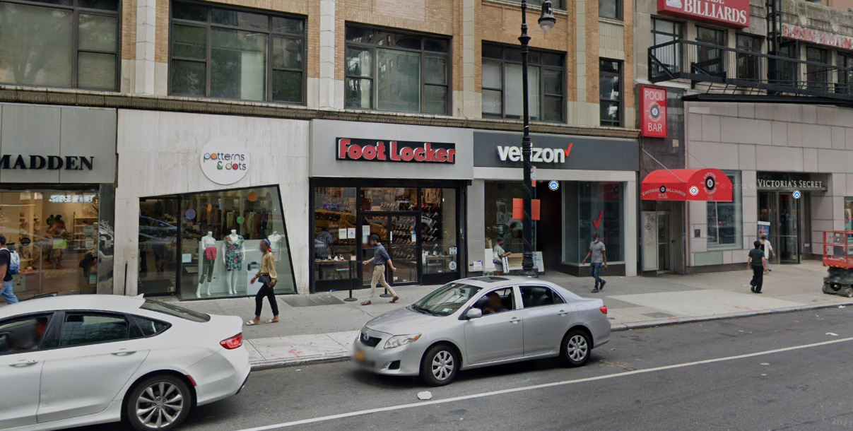 Robbery Foot Locker Upper East Side
