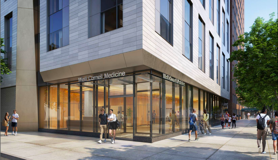 weill cornell medicine student housing rendering