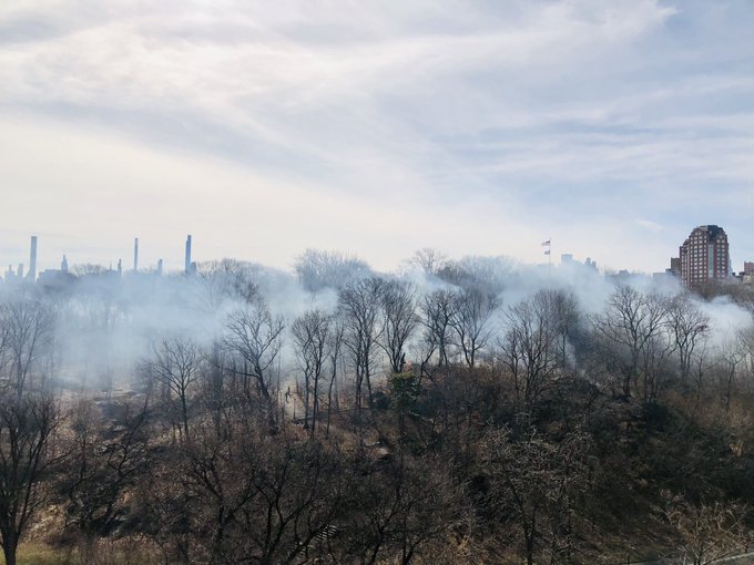central park fire
