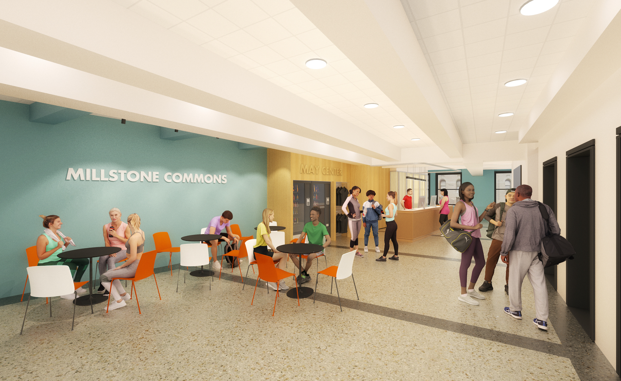 May Center Lobby rendering