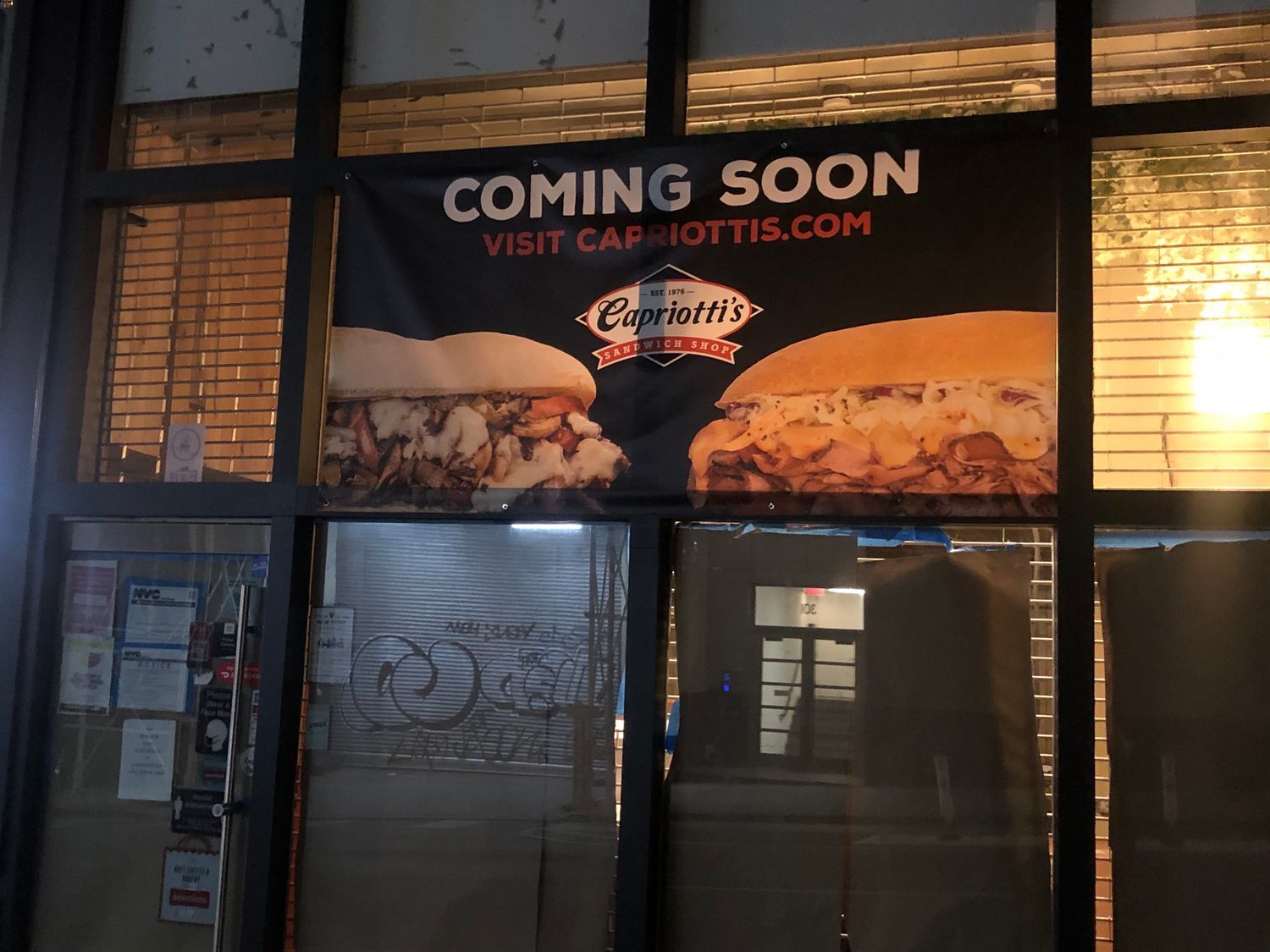 Capriotti's second NYC location