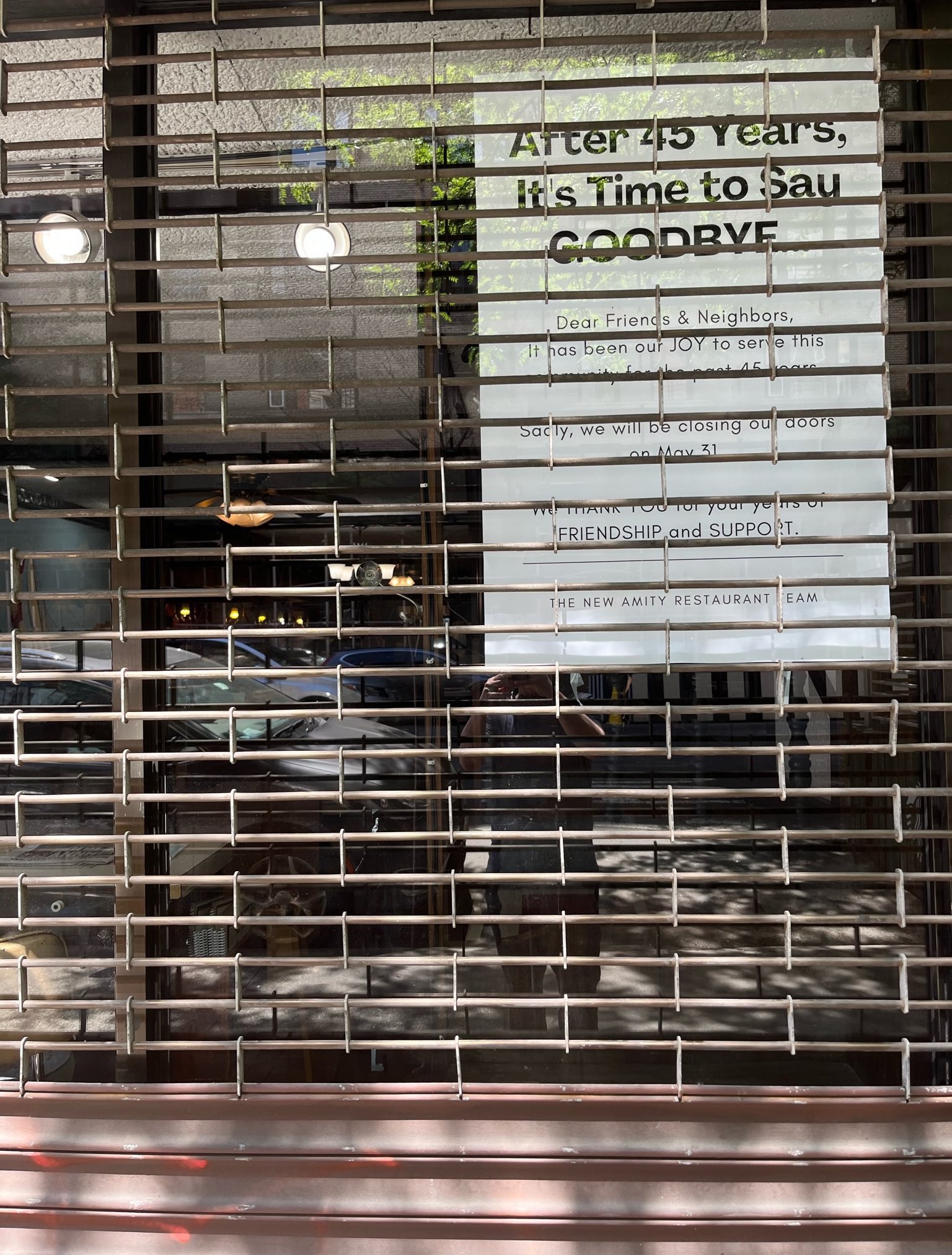 new amity coffee shop closes
