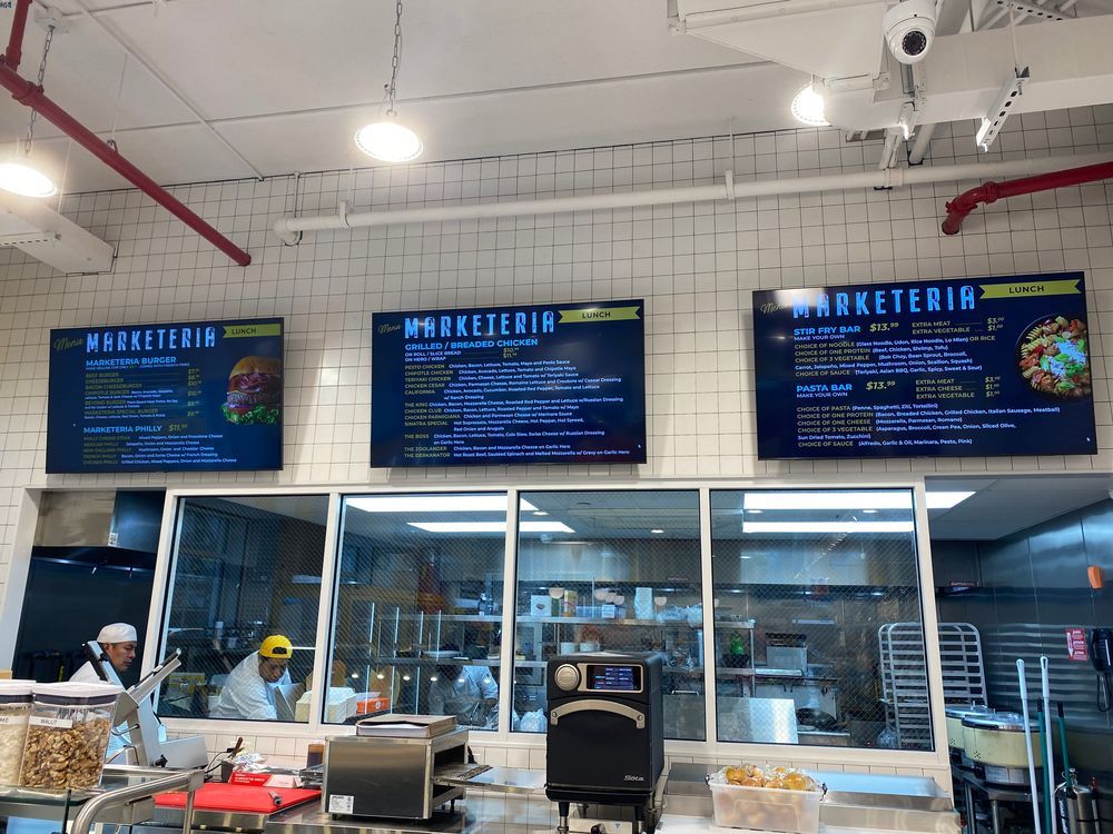 marketeria menus