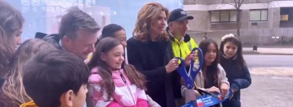 Council Member Menin, DDC Commissioner Unveil Student Artwork at York Ave Construction Site