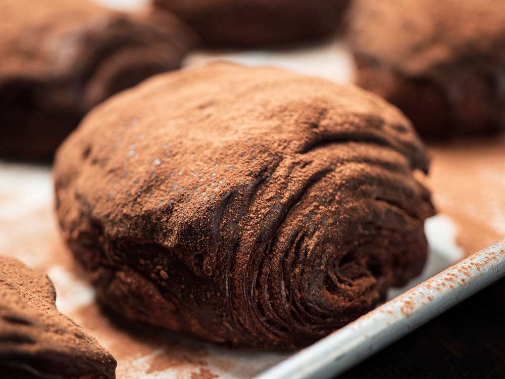 Messy croissant