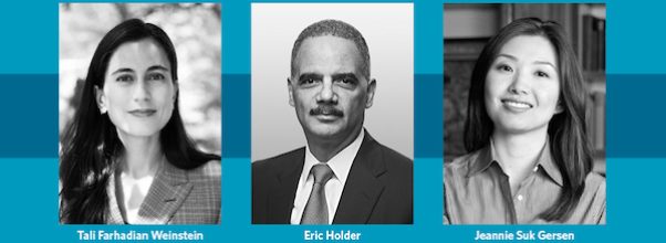 At the JCC: Tali Farhadian Weinstein, Eric Holder, and Jeannie Suk Gersen on Issues of the Supreme Court