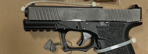 Driver with Missing Plates Pulled Over, Busted with Illegal Ghost Gun