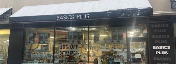 Basics Plus Closing Upper East Side Store