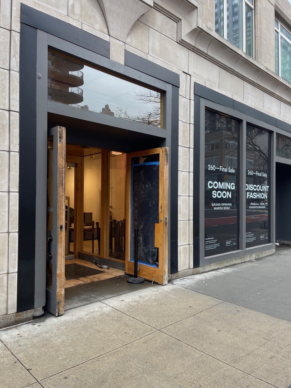 260 sample sale ues