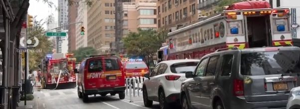Giant Fuel Spill on East 67th Street