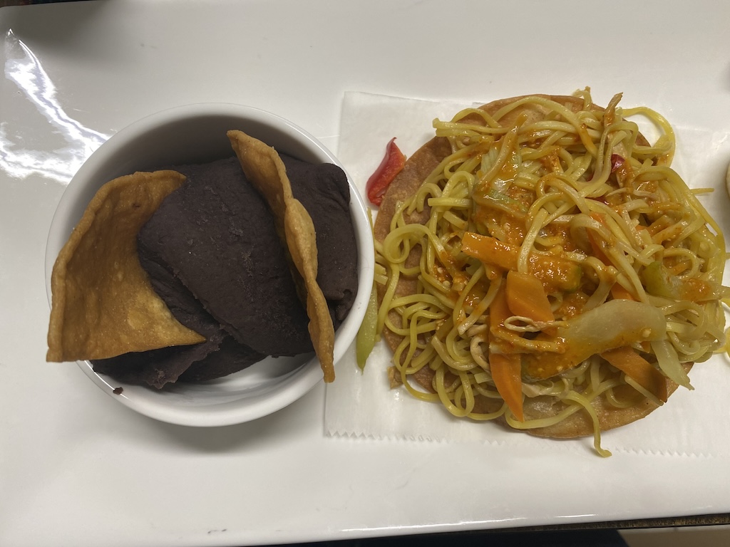 frijoles volteados