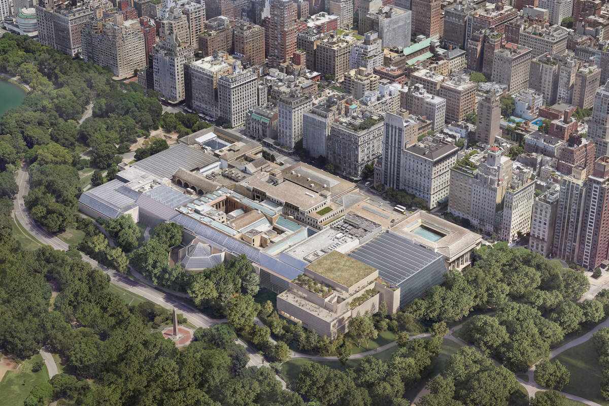 Tang wing met museum aerial