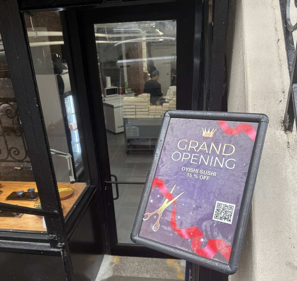 Oyishi Sushi grand opening