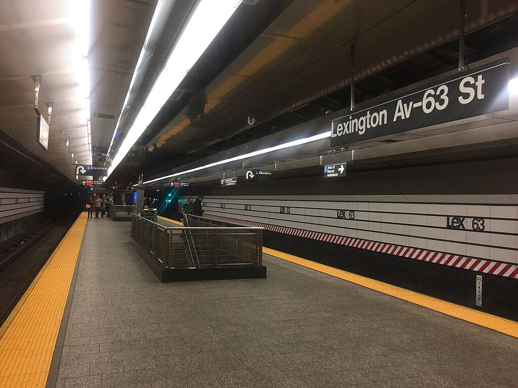 63rd and Lexington Avenue Subway Station